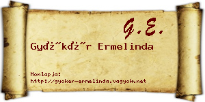 Gyökér Ermelinda névjegykártya